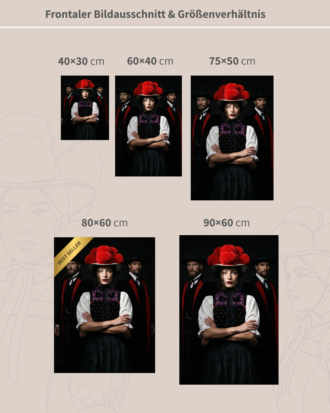 Schwarzwälder Dreigespann | Schwarzwald Wandbild