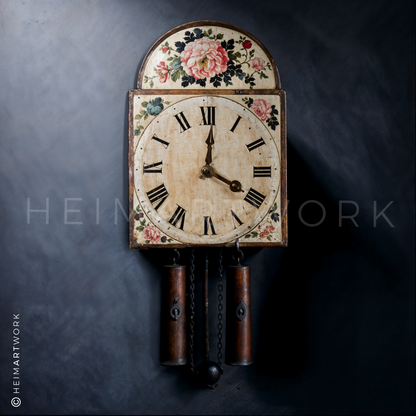 Schwarzwälder Schilderuhr | Kunstdruck Schwarzwald