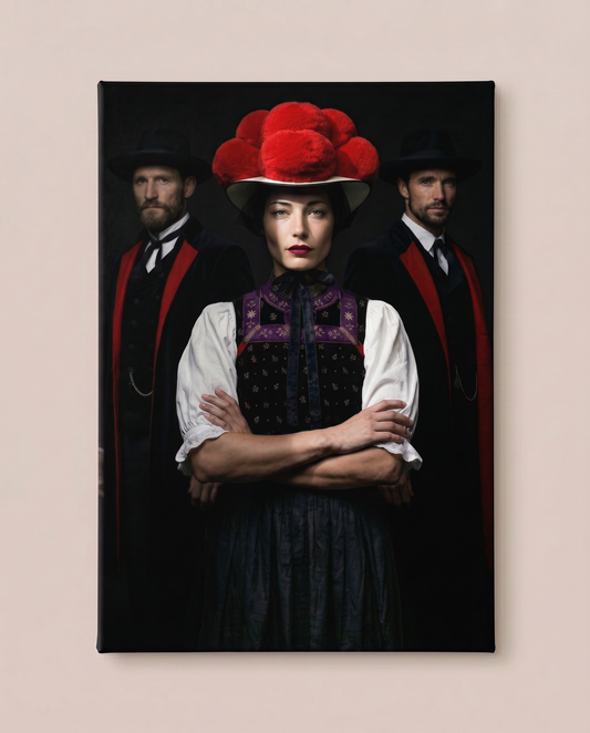 Schwarzwälder Dreigespann | Schwarzwald Wandbild