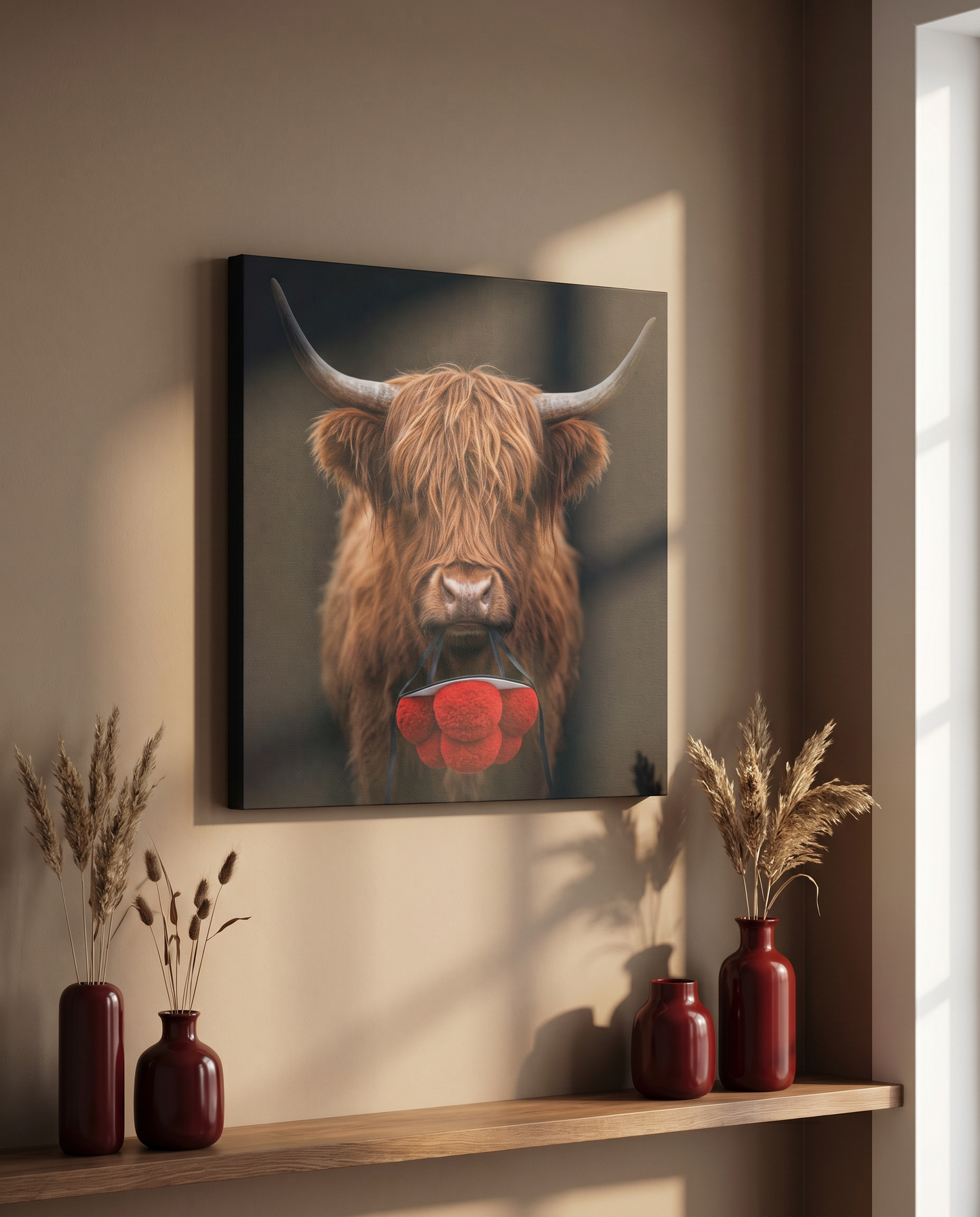 Erleben Sie moderne Wandkunst mit diesem Schwarzwald Bild, das das ikonische Symbol der Region – den Bollenhut – in einer außergewöhnlichen und stilvollen Komposition präsentiert.