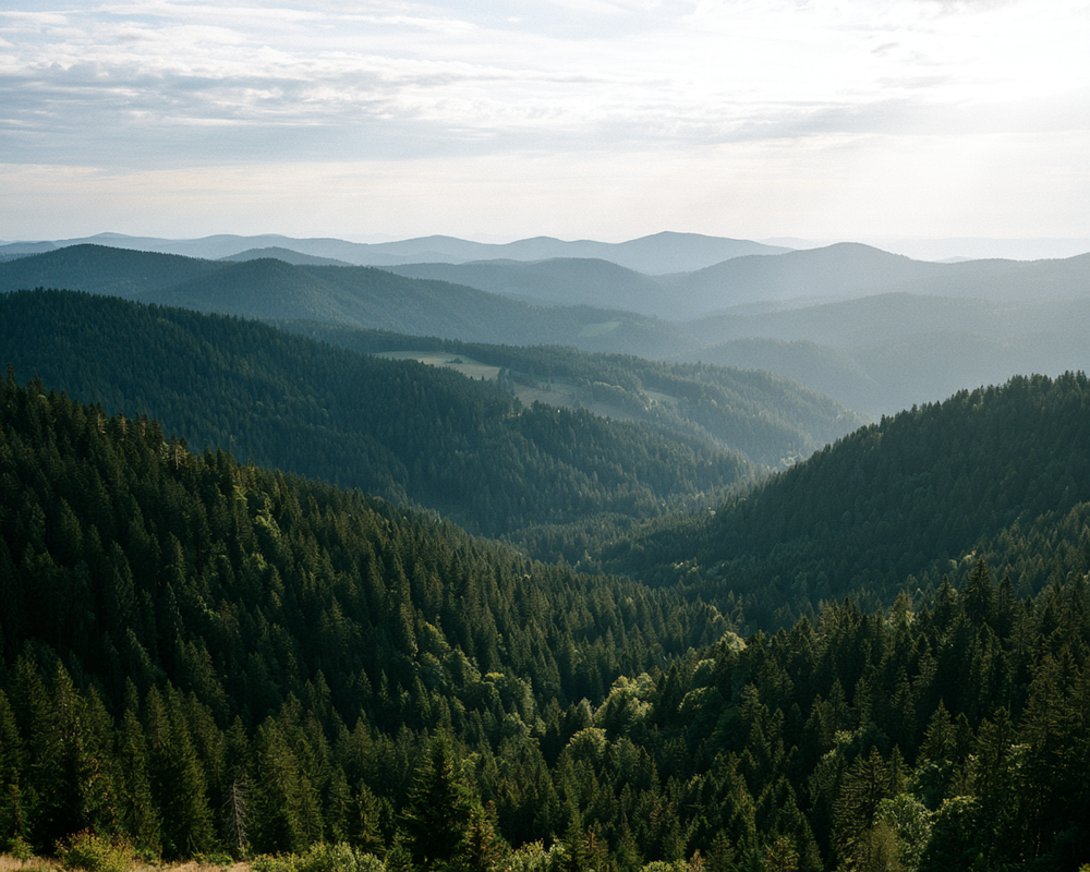 Ein Schwarzwald Bergpanorama