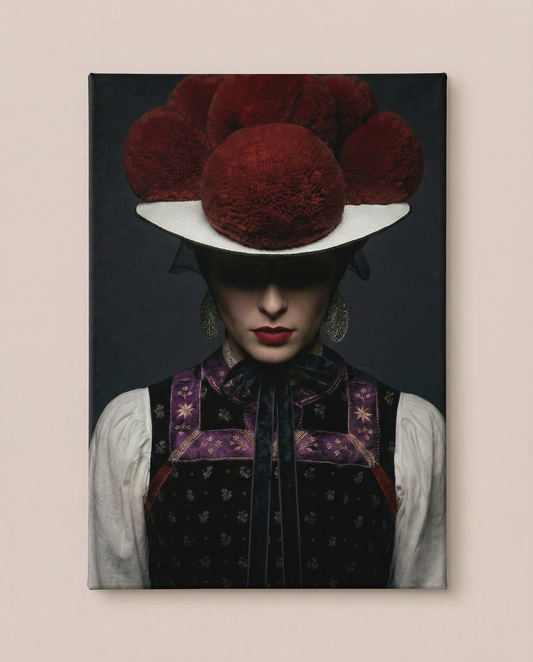 Schwarzwald-Geheimnis | Bollenhut Leinwand